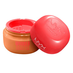 NYX PROFESSIONAL MAKEUP front packaging showing Sassy Spice and benefits