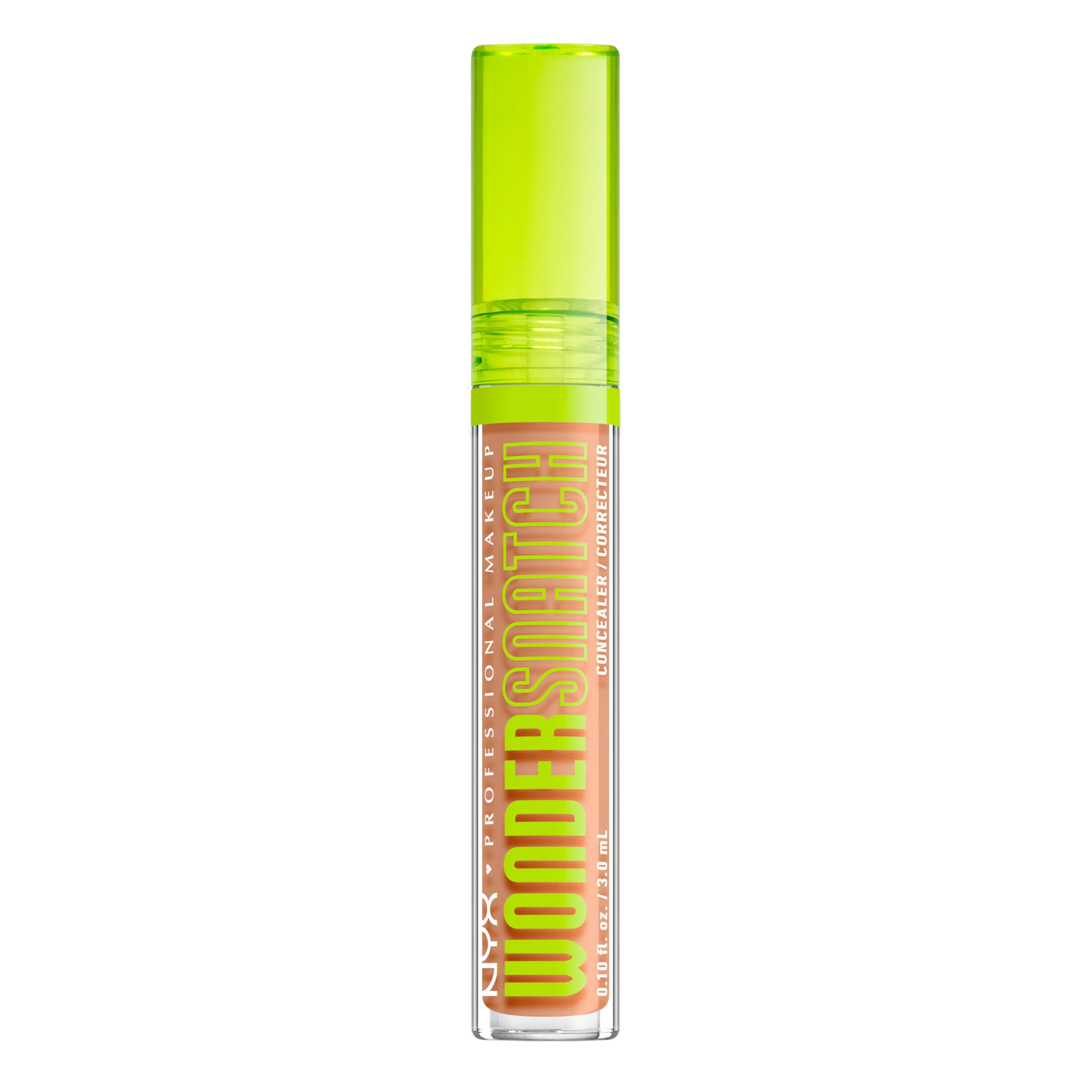 NYX PROFESSIONAL MAKEUP tube front view showing shade Medium Light and product branding benefit