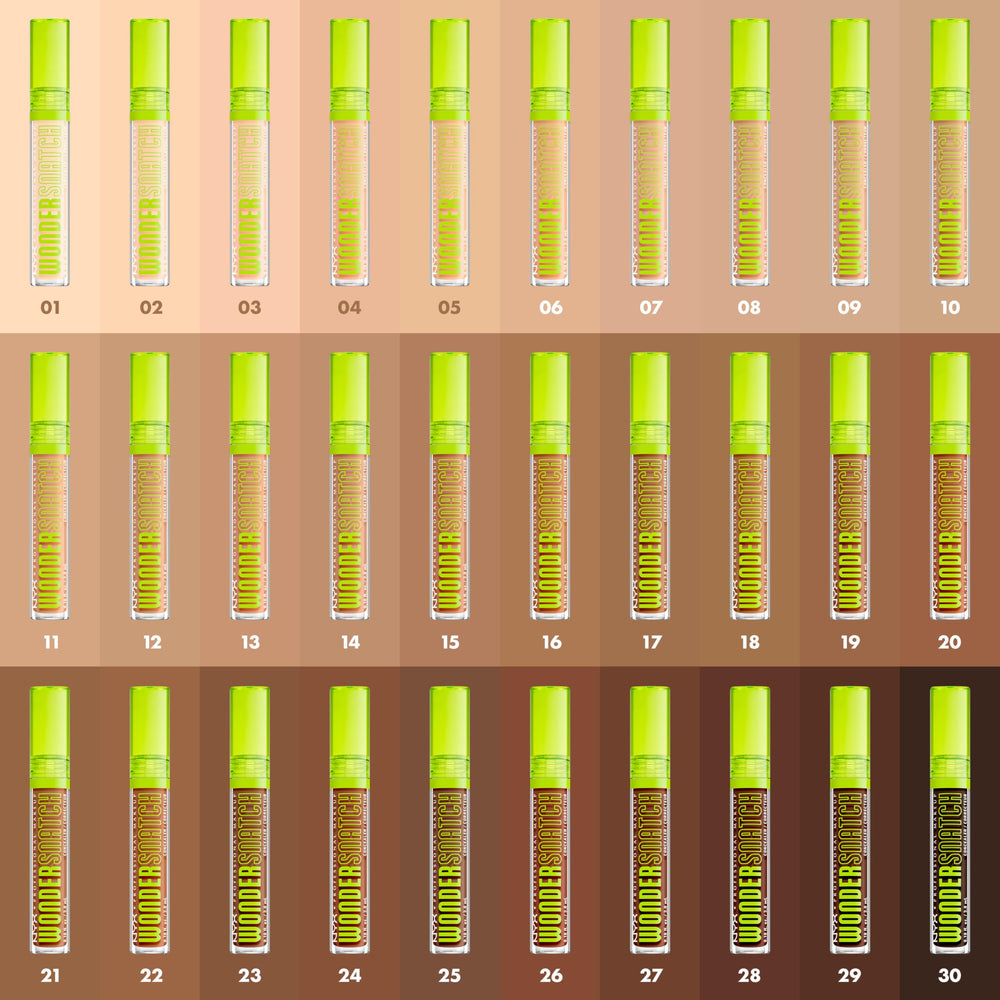 NYX Wonder Snatch size comparison beside a brush showing travel-friendly portability