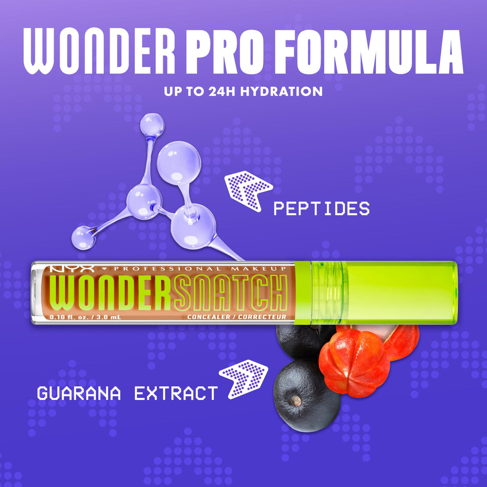 NYX Wonder Snatch applying under eye to conceal dark circles and lift appearance