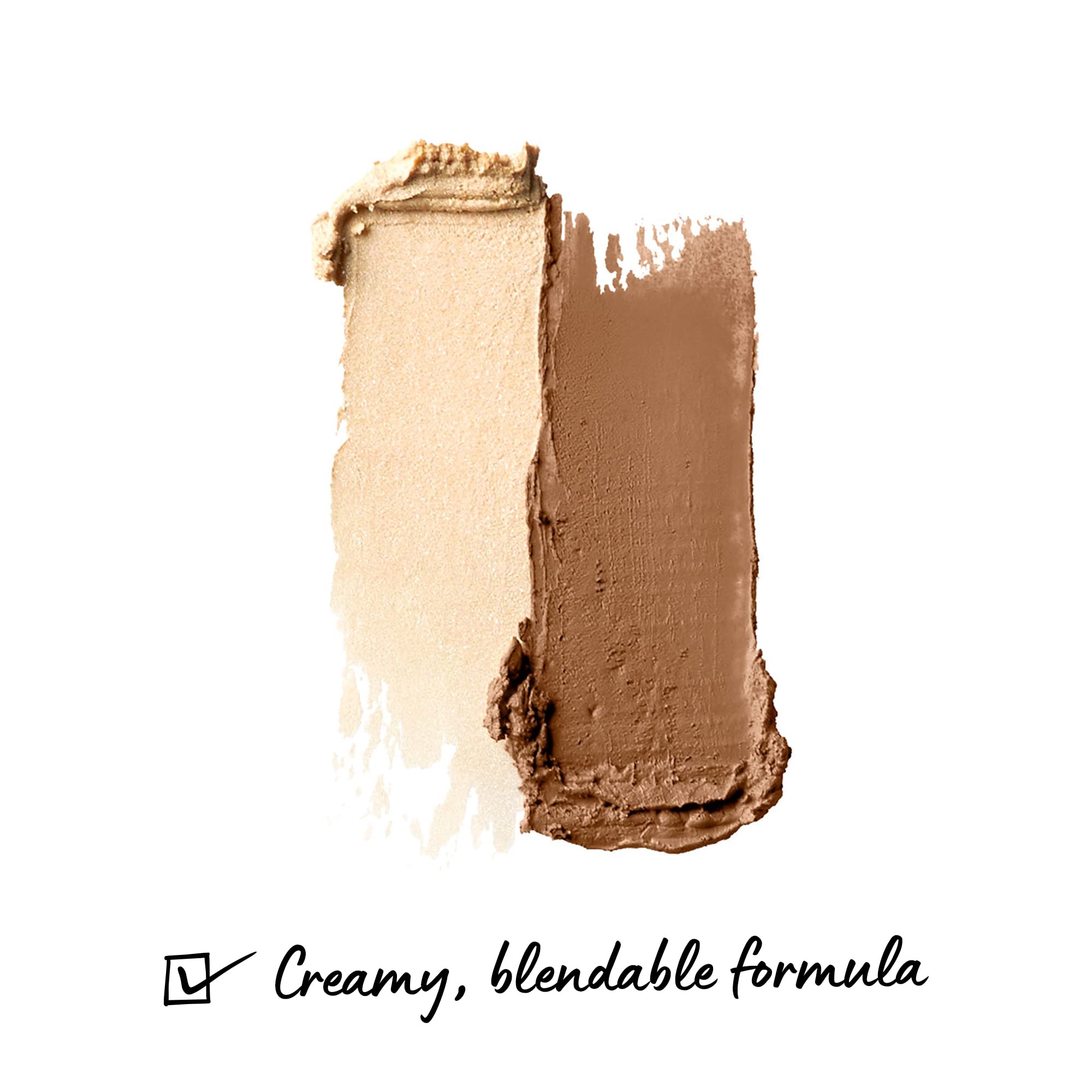 NYX PROFESSIONAL MAKEUP Wonder Stick arm swatches showing blendable shades for shade selection