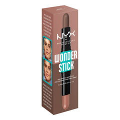 NYX PROFESSIONAL MAKEUP Wonder Stick inside a makeup bag for on-the-go contouring utility