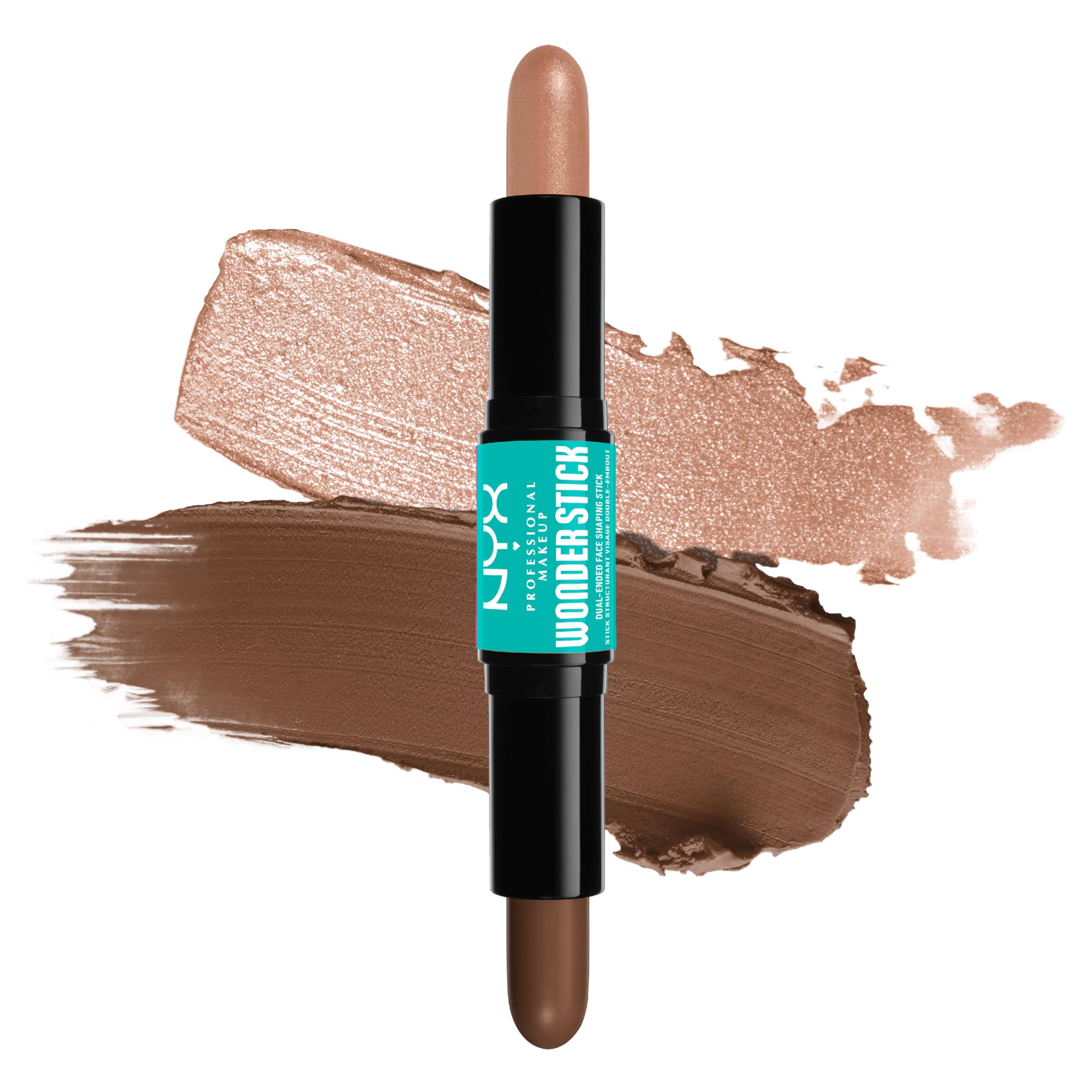 NYX PROFESSIONAL MAKEUP Wonder Stick front view shows dual-ended convenience and portability