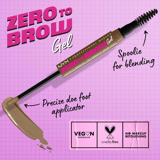NYX PROFESSIONAL MAKEUP close-up doe-foot applicator depositing precise pigment for natural strokes