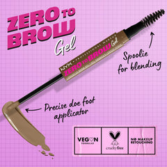 NYX PROFESSIONAL MAKEUP close-up doe-foot applicator depositing precise pigment for natural strokes