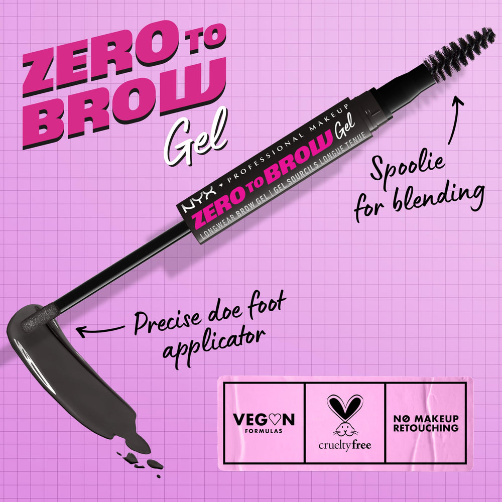NYX PROFESSIONAL MAKEUP close-up doe-foot applicator delivering precise pigment for fine strokes