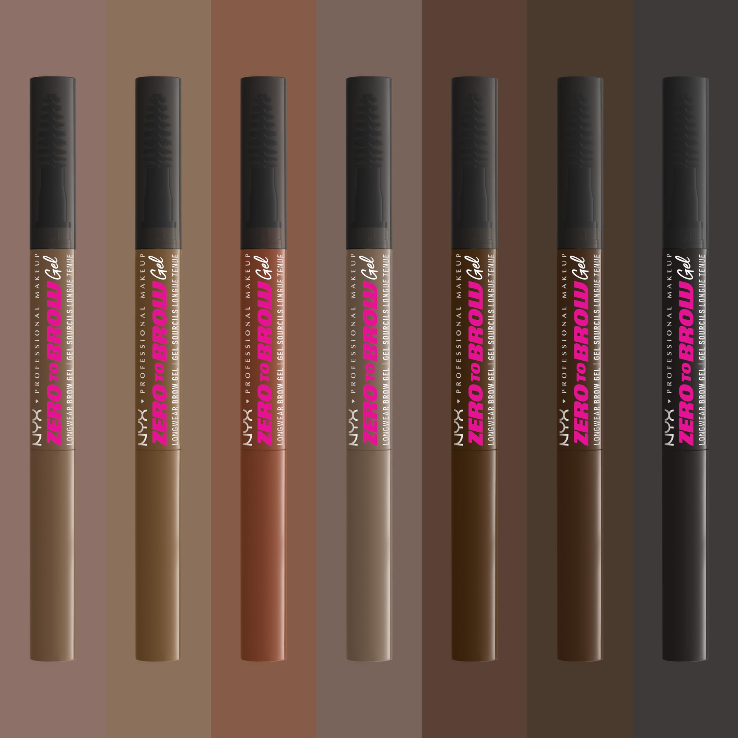 NYX PROFESSIONAL MAKEUP product inside makeup bag showing on-the-go brow solution