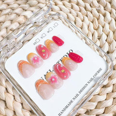 NZRAESTRS nail file, wooden stick, and 24 jelly stickers included for easy at-home application
