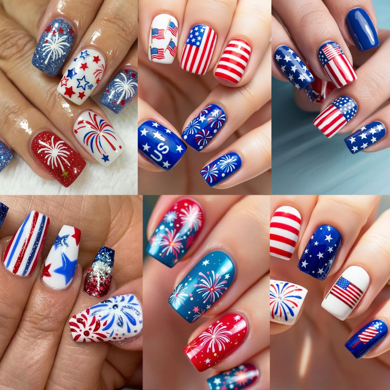 NZRAESTRS lifestyle shot of summer party nails using stickers for instant themed style
