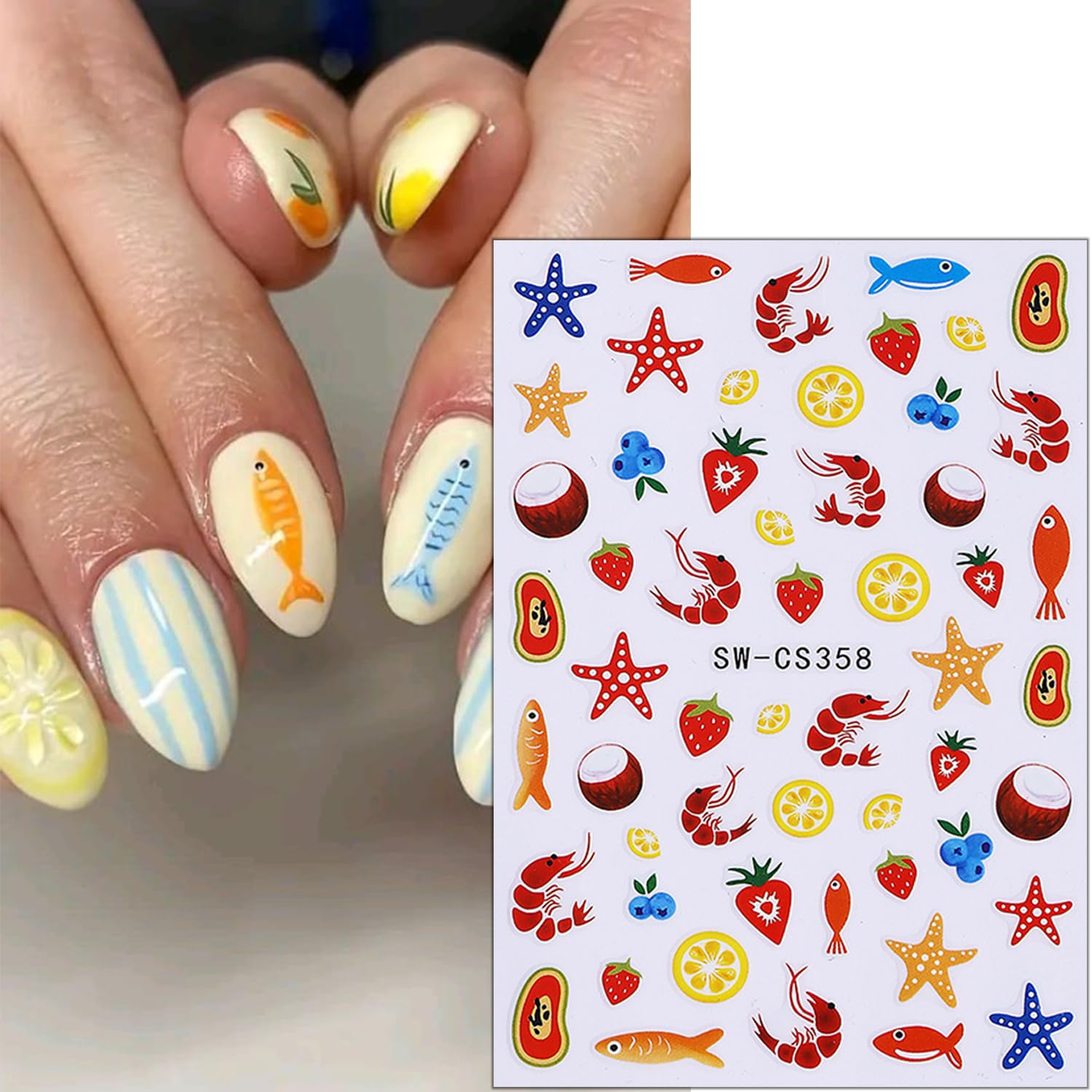 NZRAESTRS applied stickers on fingernails demonstrating quick salon-style results at home