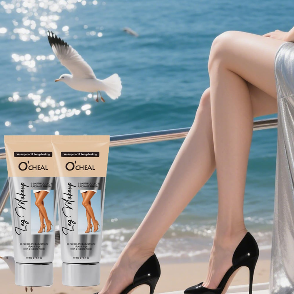 O'CHEAL lifestyle beach look portraying confident, covered legs