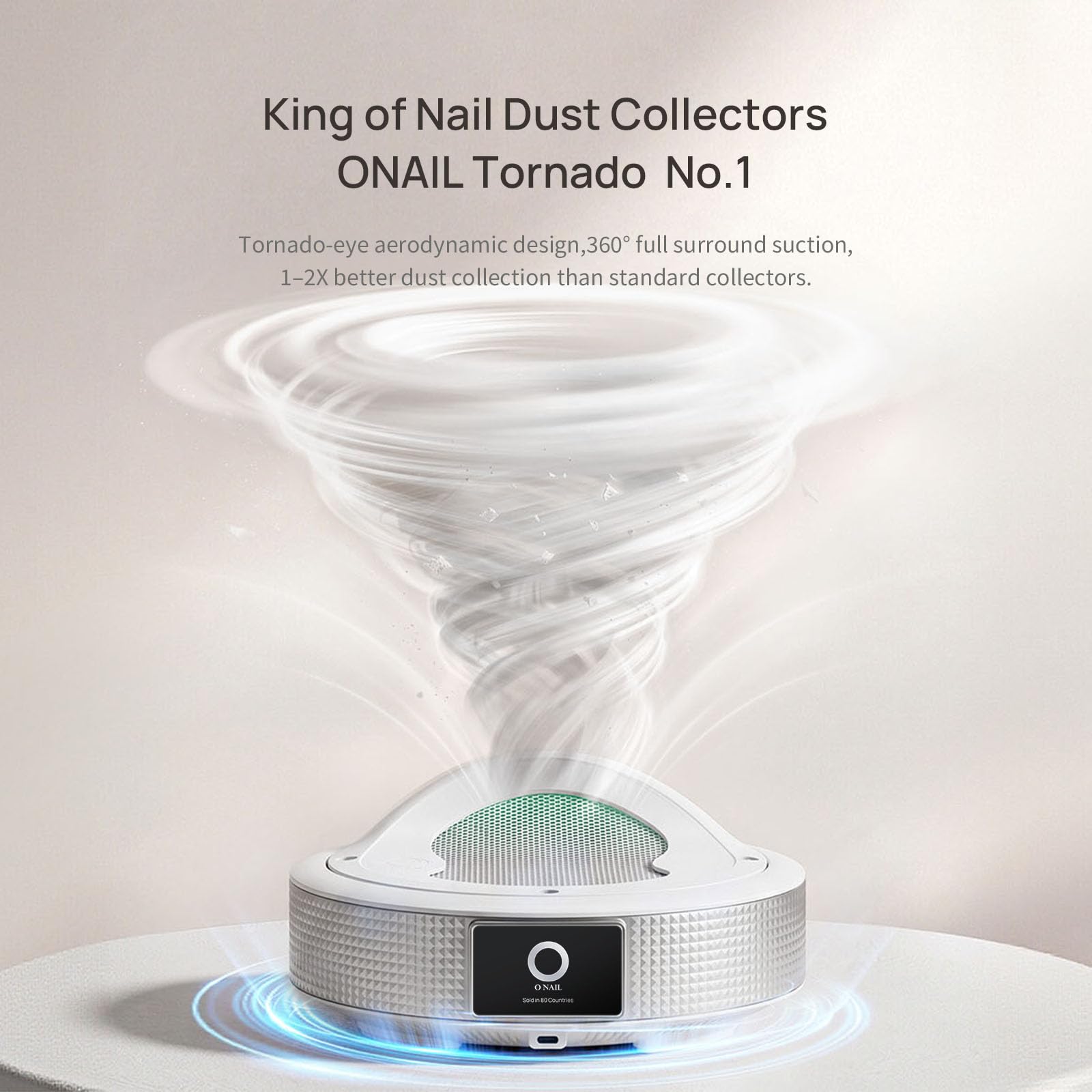 O NAIL open filter chamber demonstrating easy access and quick maintenance benefit