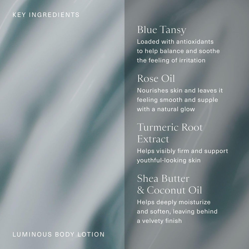 Oak Essentials blue tansy display highlighting calming botanical and antioxidant support