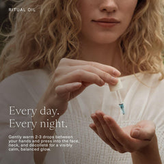 Oak Essentials close-up of blue tansy flower implying calming botanical benefits