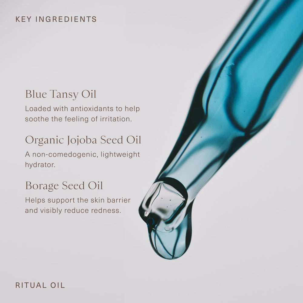 Oak Essentials jojoba ingredient bottle to show nourishing, non-comedogenic oil