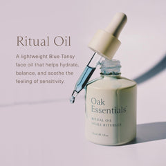 Oak Essentials pipette with single drop demonstrating controlled application and purity