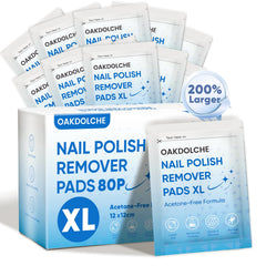OAKDOLCHE front packaging showing 80 individually wrapped pads and value