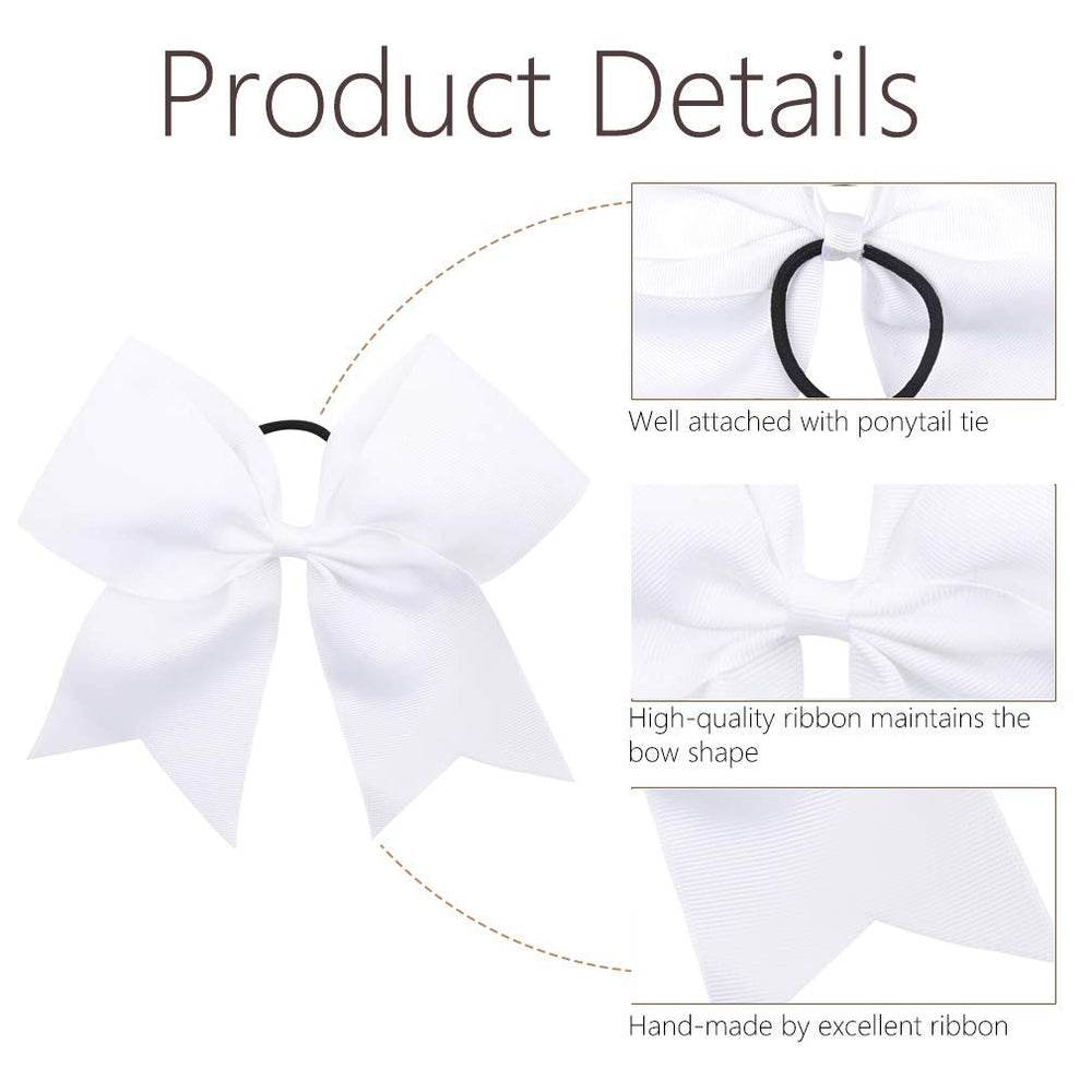OAOLEER bow worn in teen ponytail during practice, visible team look