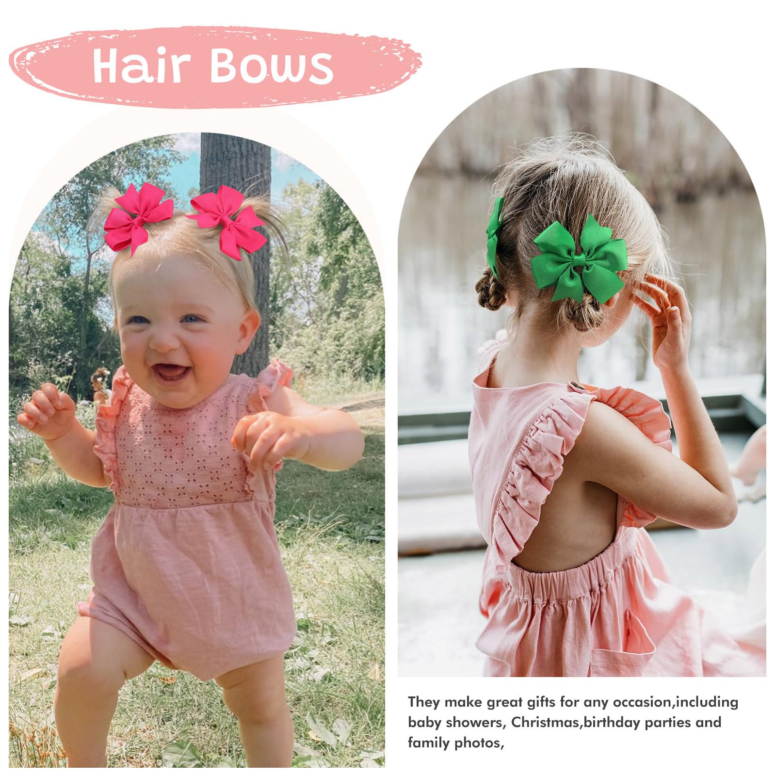 OAOLEER bow worn by toddler demonstrating comfortable, lightweight accessory