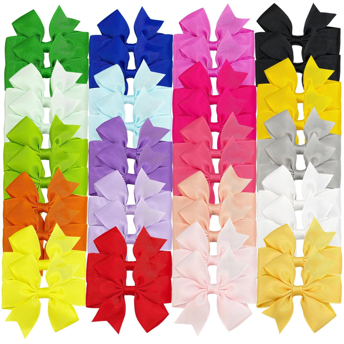 OAOLEER front packaging showing 40 bows, perfect variety for daily wear