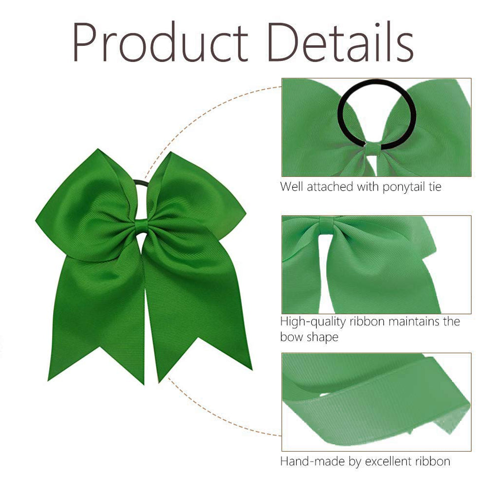 OAOLEER bow in ponytail worn by teen showcasing visible team spirit