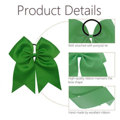 OAOLEER bow in ponytail worn by teen showcasing visible team spirit