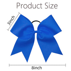 OAOLEER view of elastic ponytail holder on bow, secure non-slip hold
