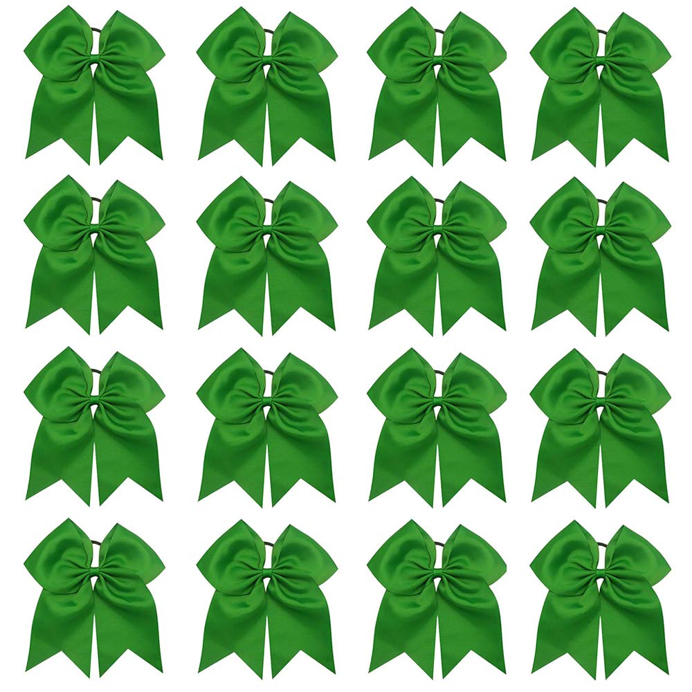 OAOLEER front packaging showing 16 green cheer bows and easy team matching