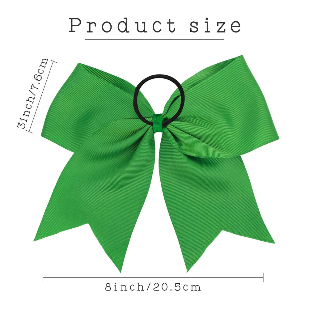 OAOLEER bow size compared to hand to show large 8-inch scale