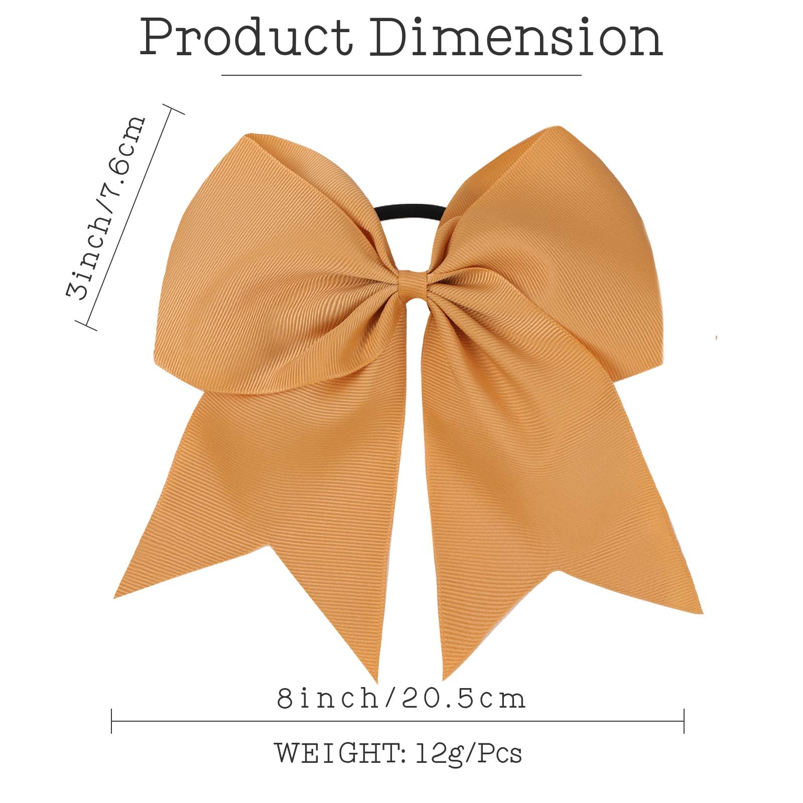 OAOLEER view of the ponytail elastic on the bow, secure hold without tangling