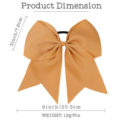 OAOLEER view of the ponytail elastic on the bow, secure hold without tangling