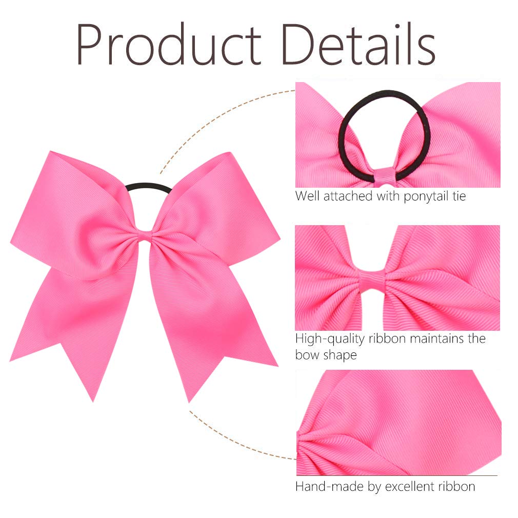 OAOLEER bow worn in teen ponytail demonstrating stable, playful hold