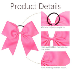 OAOLEER bow worn in teen ponytail demonstrating stable, playful hold