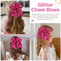 OAOLEER bow in ponytail use demonstrating sporty hold benefit: active-ready