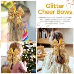 OAOLEER bow worn on ponytail showing sporty look and camera-ready sparkle