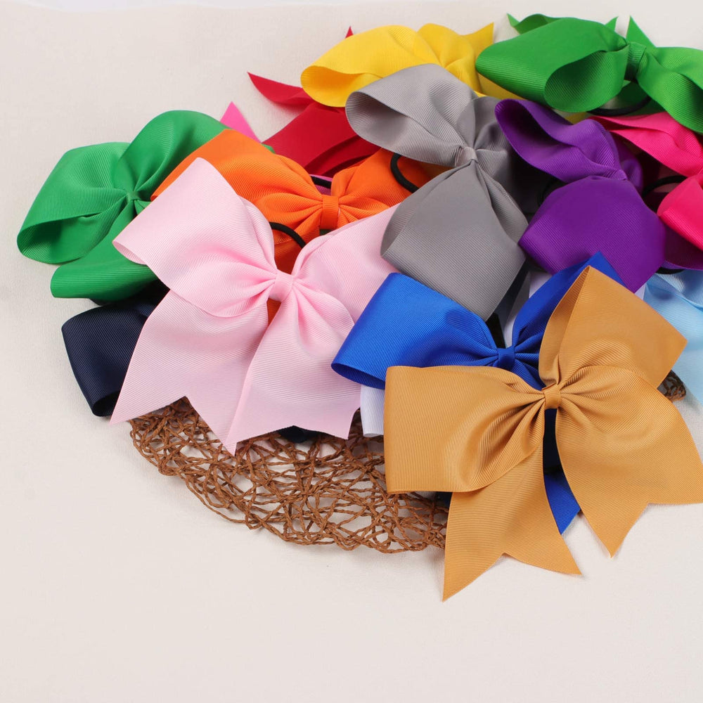 OAOLEER clear box with 16 bows neatly arranged, ideal for team distribution