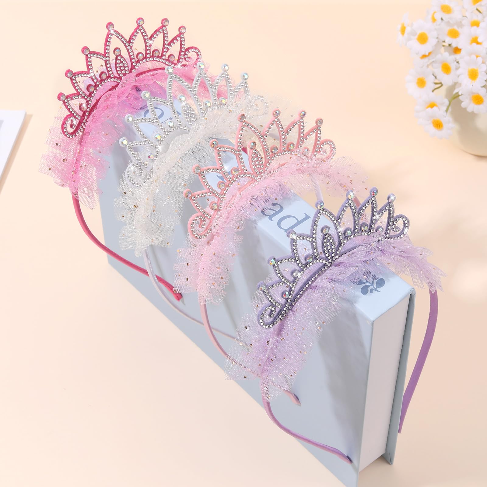 OAOLEER four crowns laid out displaying color variety for matching