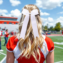 OAOLEER long tail ribbon details spread to show clean-cut heat-sealed ends