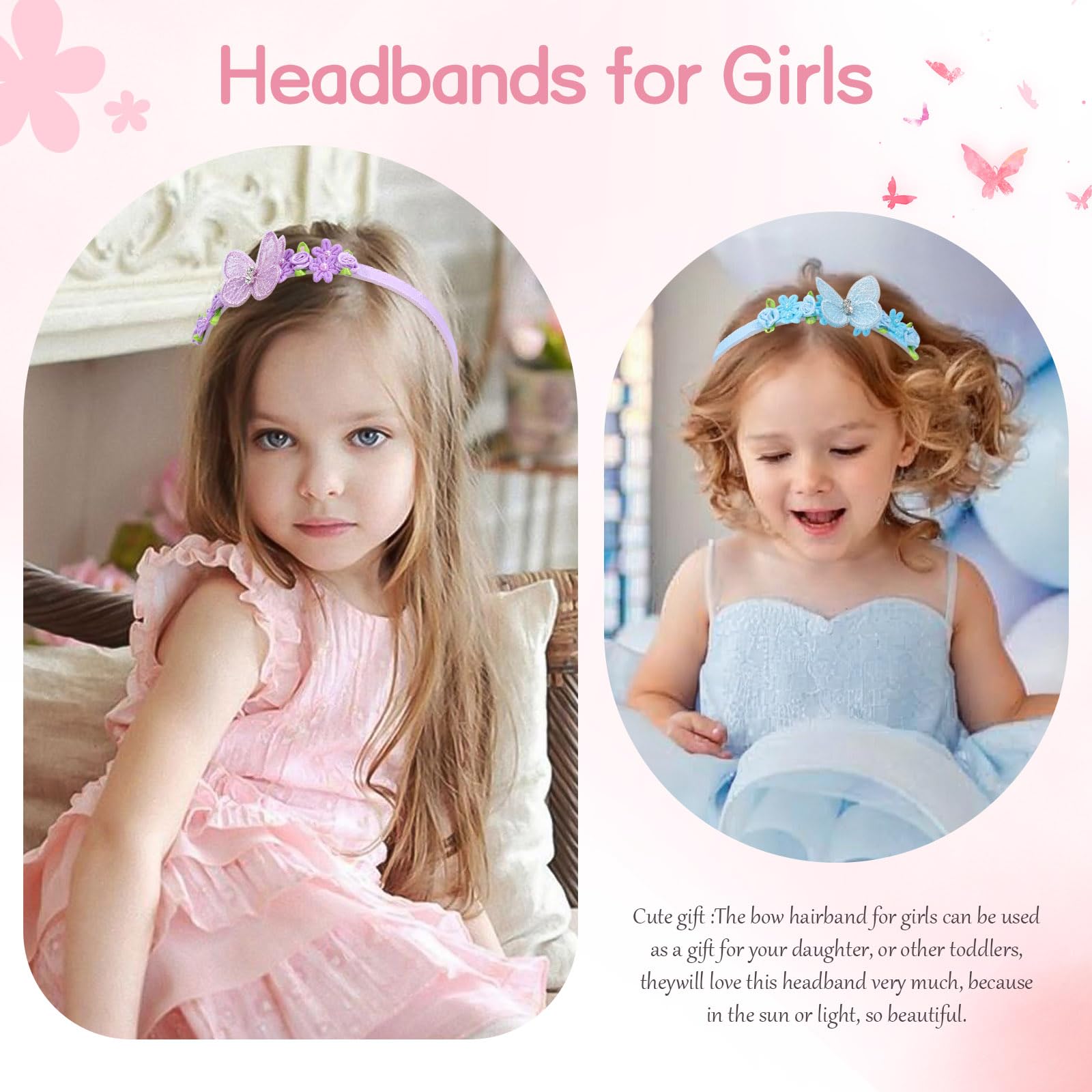 OAOLEER headband next to ruler showing 4.7-inch inner diameter for size clarity