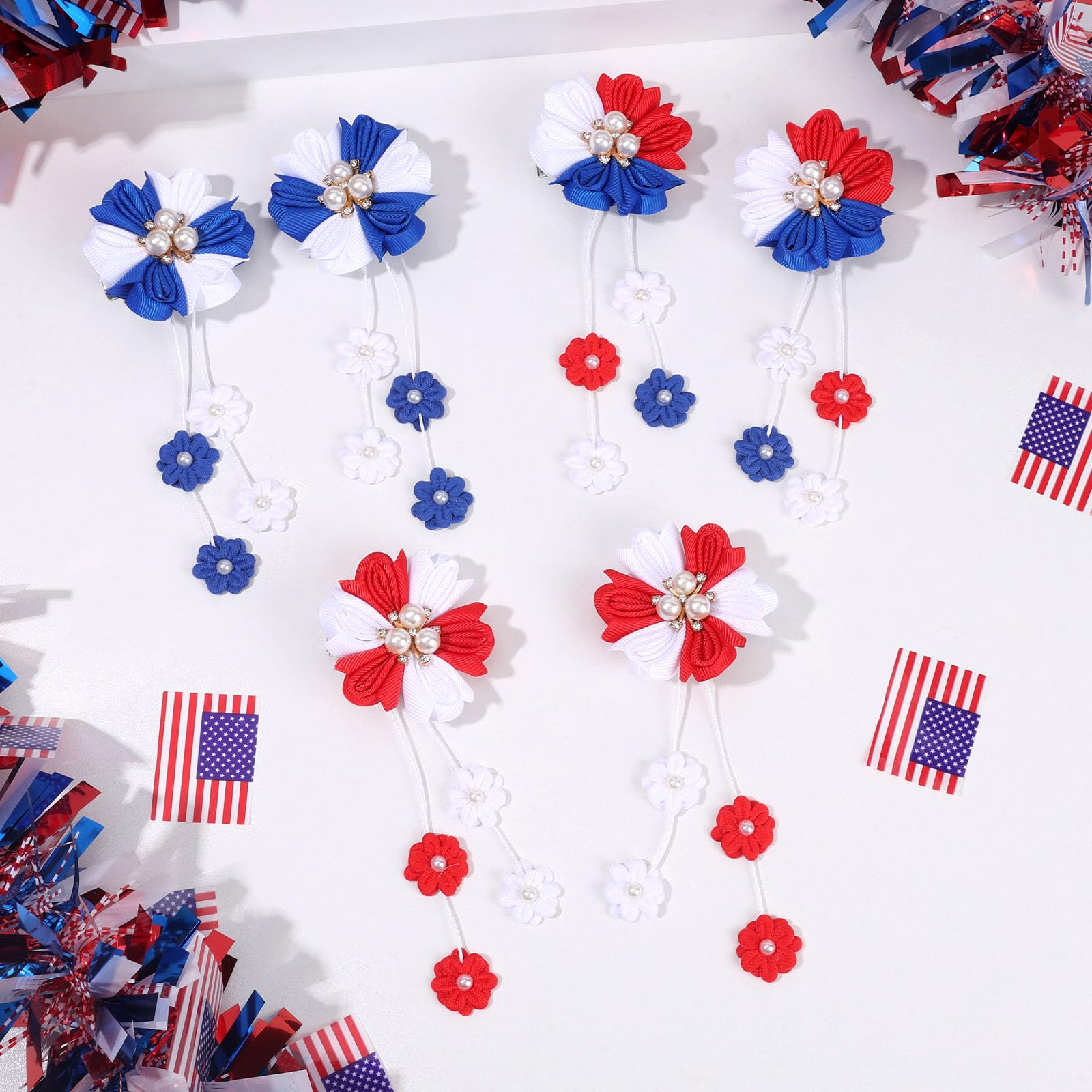 OAOLEER arranged color variety of bows showing mix-and-match benefit