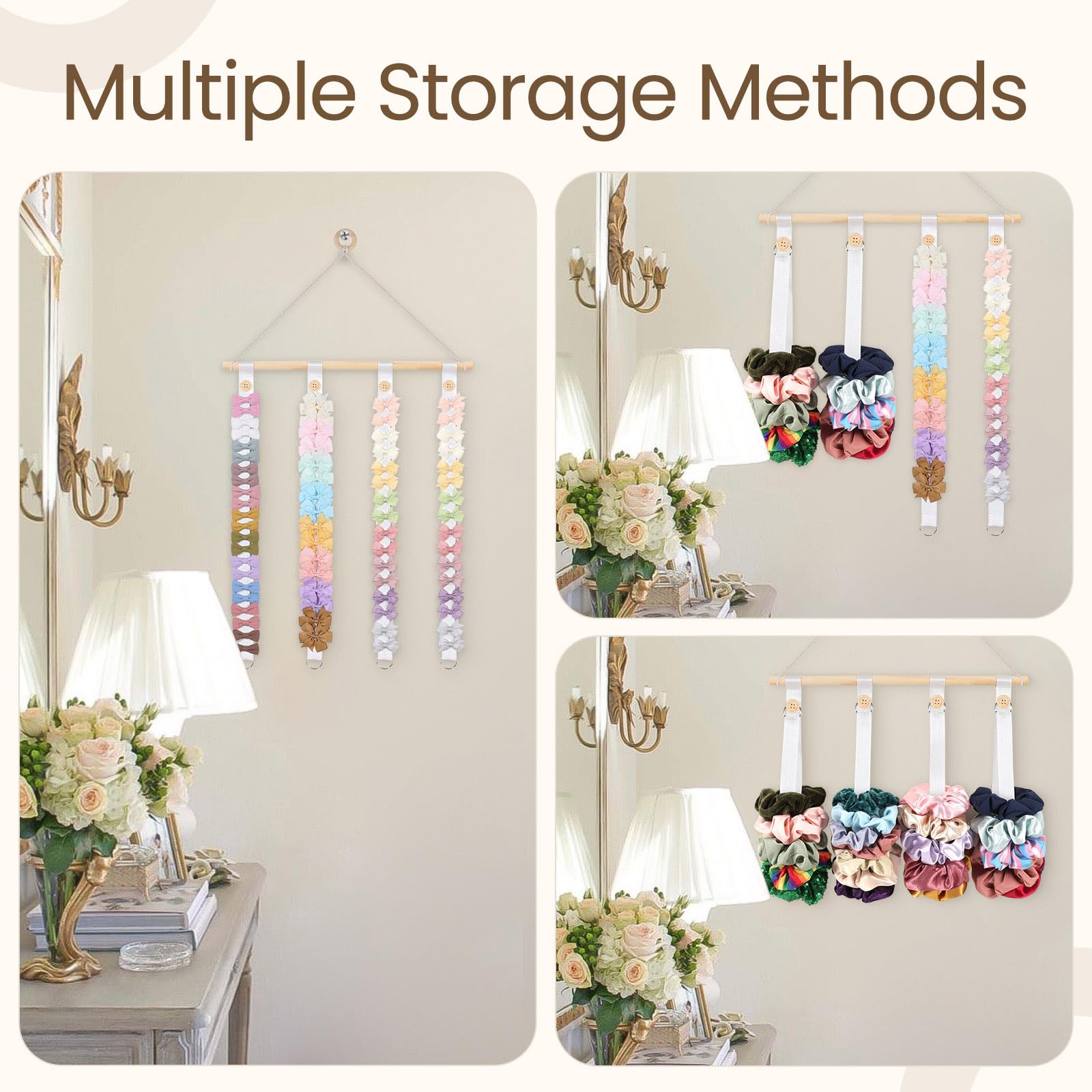 OAOLEER loaded with scrunchies for quick selection and visible organization