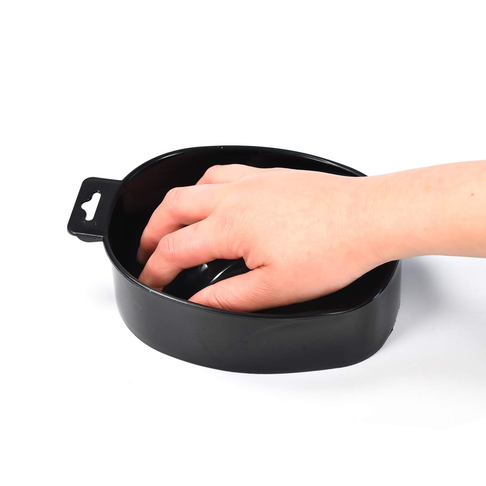 Oarkive bowls on vanity styled with nail tools showing stylish, salon-ready appeal