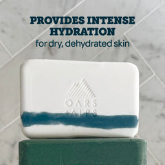 Oars + Alps packaging icons showing vegan, sulfate-free, and cruelty-free benefits