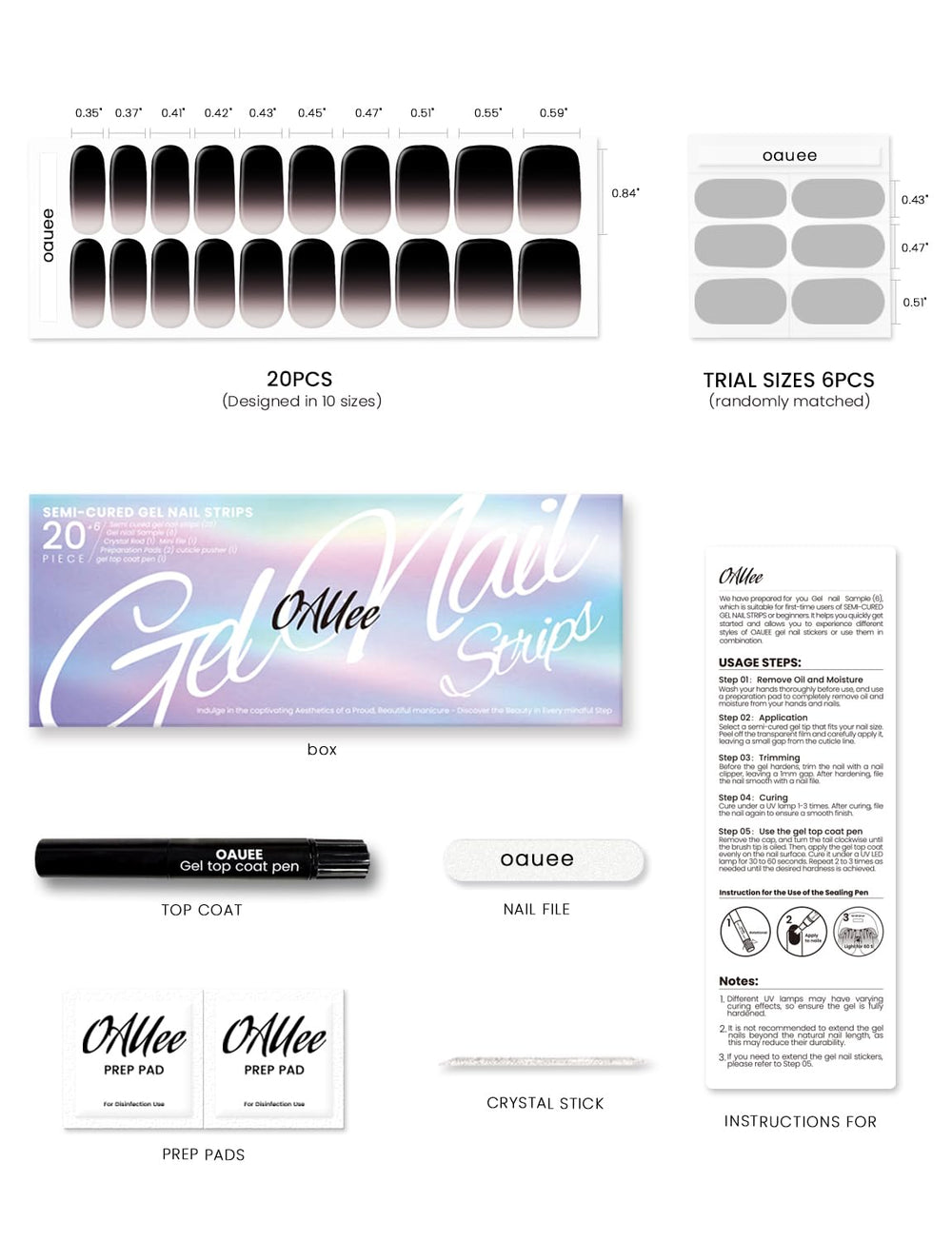Oauee cured nails under LED lamp showing high-gloss professional finish