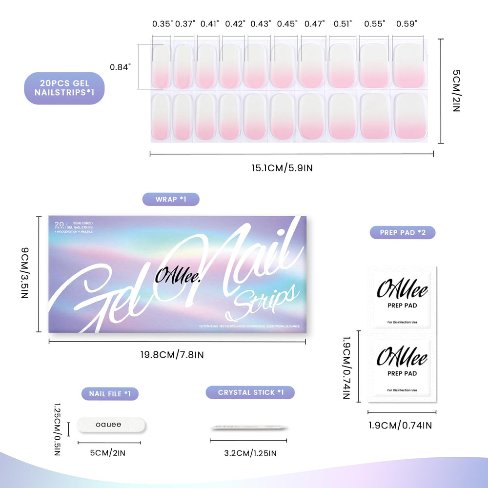 Oauee cured nails showing glossy finish and long-lasting wear benefit