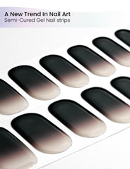 Oauee close-up of gel strip texture highlighting smooth gradient and rich color