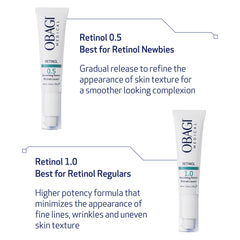 Obagi Medical cream being applied to hand demonstrating gentle spreadability and hydration