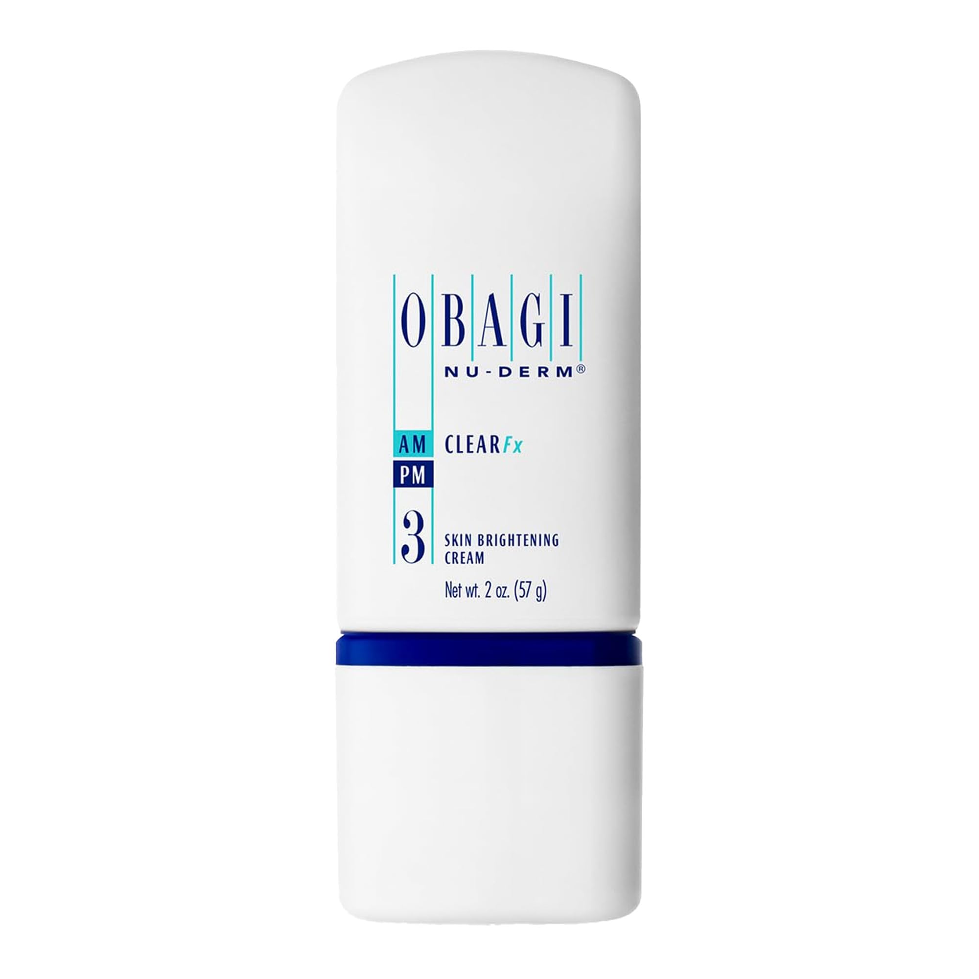 Obagi Medical Clear FX front packaging showing product and benefit of brightening