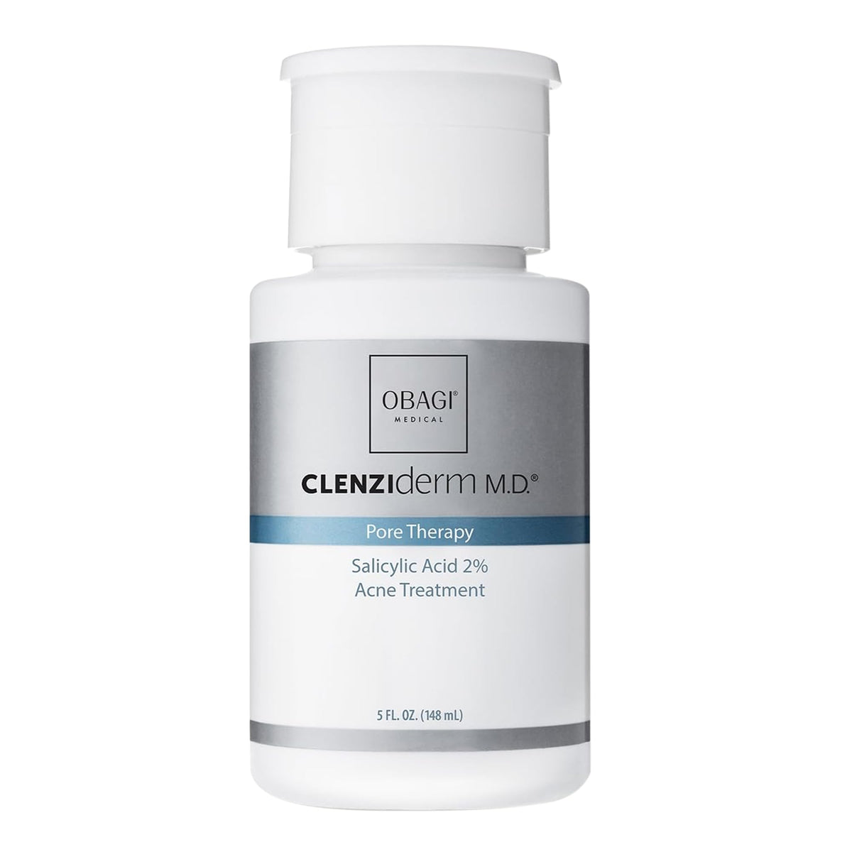 Obagi Medical CLENZIderm front packaging showing brand and benefit