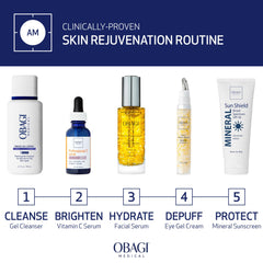 Morning routine with Obagi Daily Hydro-Drops layered under sunscreen for hydration
